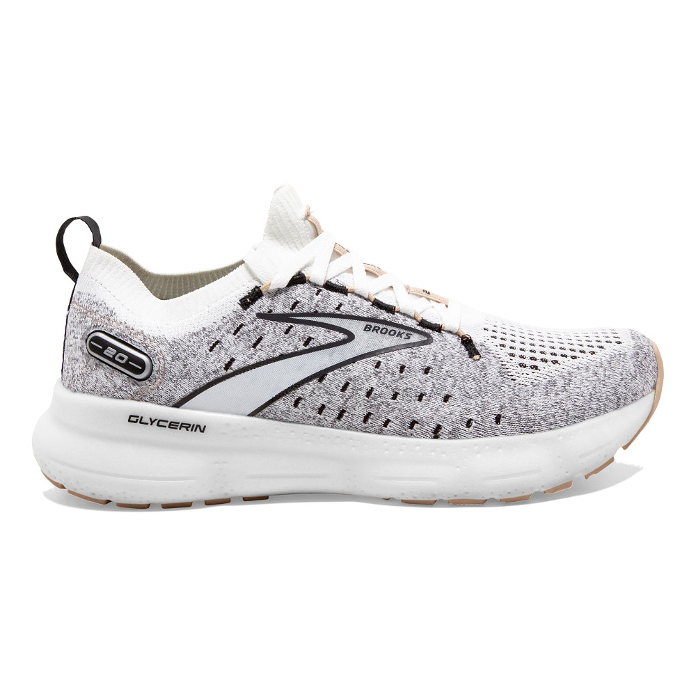 Black and white brooks shoes clearance