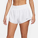 Women's Nike One Dri-FIT Mid-Rise 3" Brief-Lined Short - White