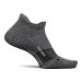 Feetures Merino 10 Ultra Light No Show Tab Socks - Grey