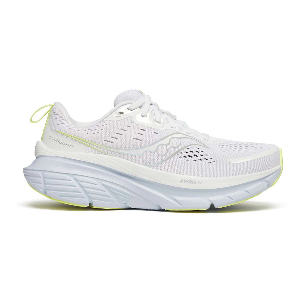 (取寄) サッカニー レディース ガイド 18 Saucony women Guide 18 White/Fuchsia Womens Saucony Guide 18 Running Shoe