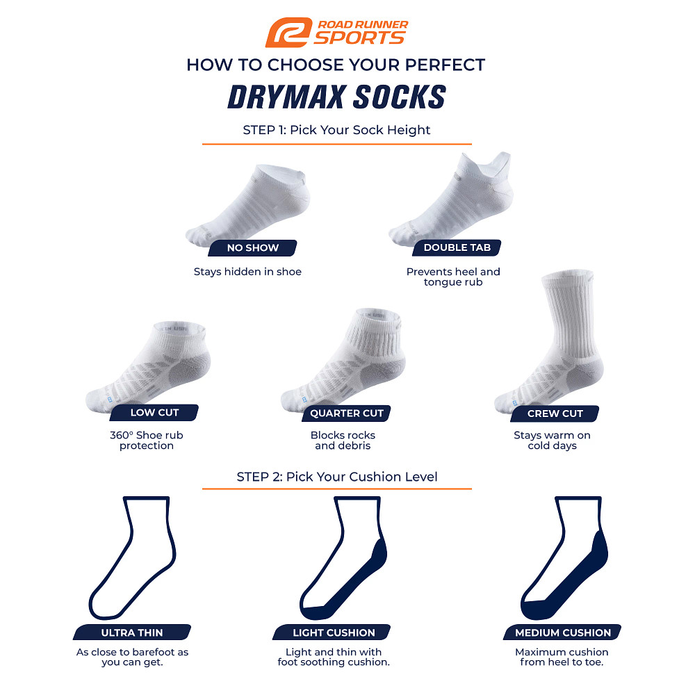 R-Gear Drymax Medium Cushion Quarter 3 pack Socks