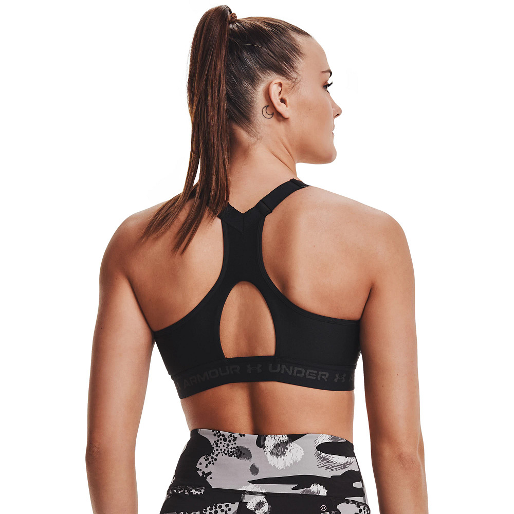 Womens Under Armour High Crossback Front Zip Sports Bras