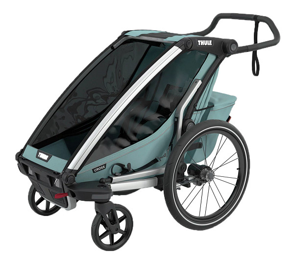 Double jogging stroller hot sale and bike trailer