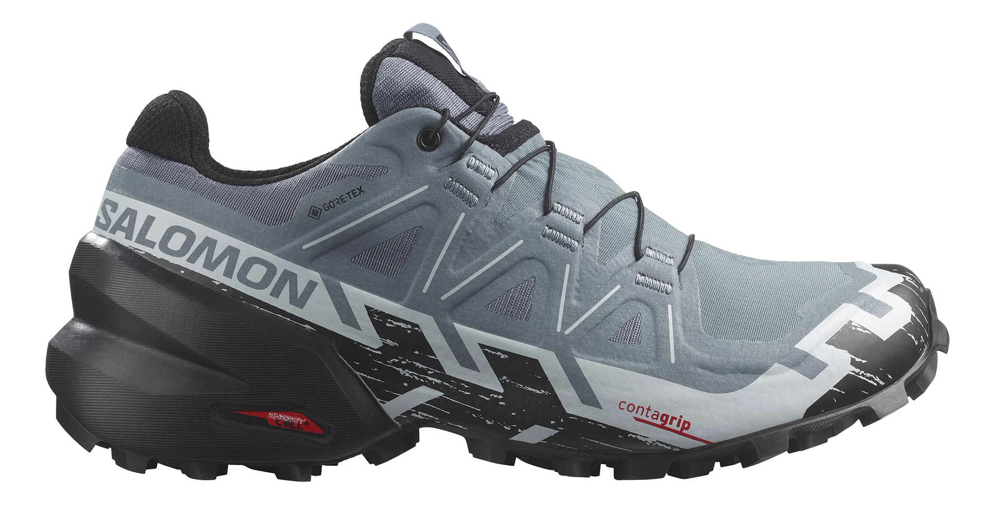 Salomon Women s Speedcross 6 GTX Shoe 9 Flint Stone Black Heather