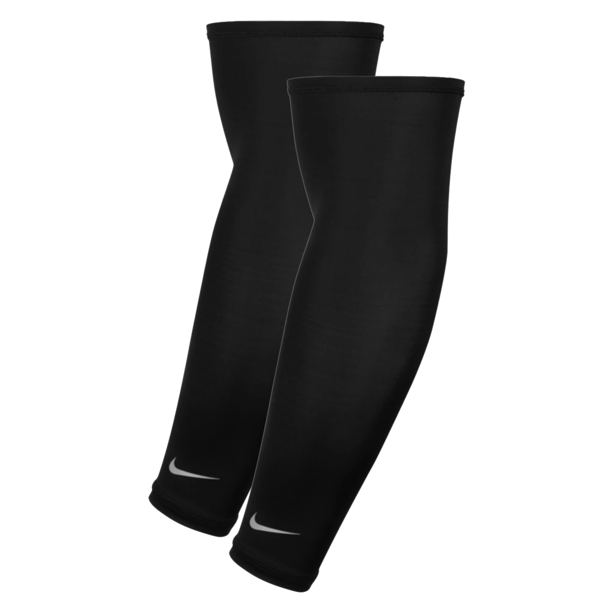 Nike Lightweight Sleeves 2.0 Pair - Black / Silver, Size: L/XL | Accessories - Road Runner Sports
