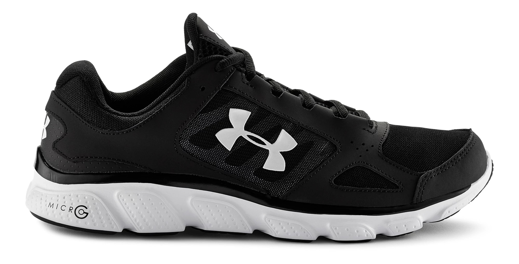 Under armour men's micro g assert v running hot sale shoes