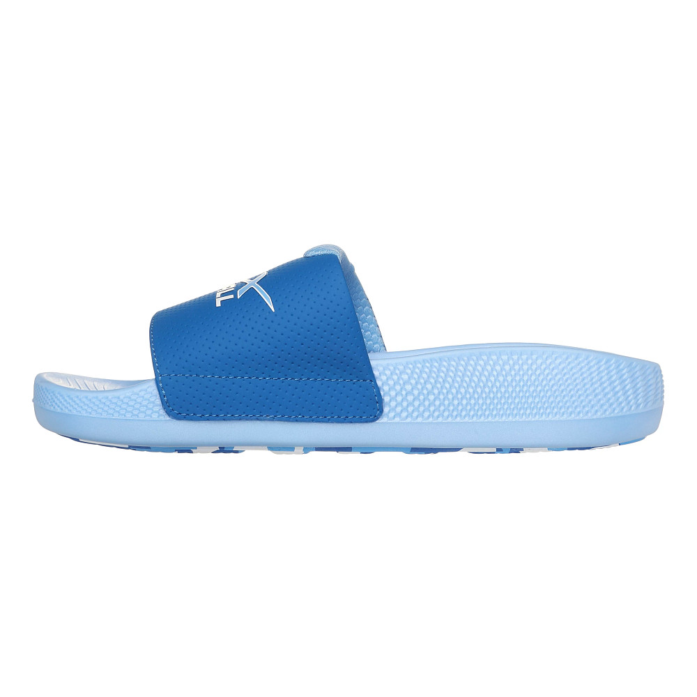 Blue hot sale slides womens