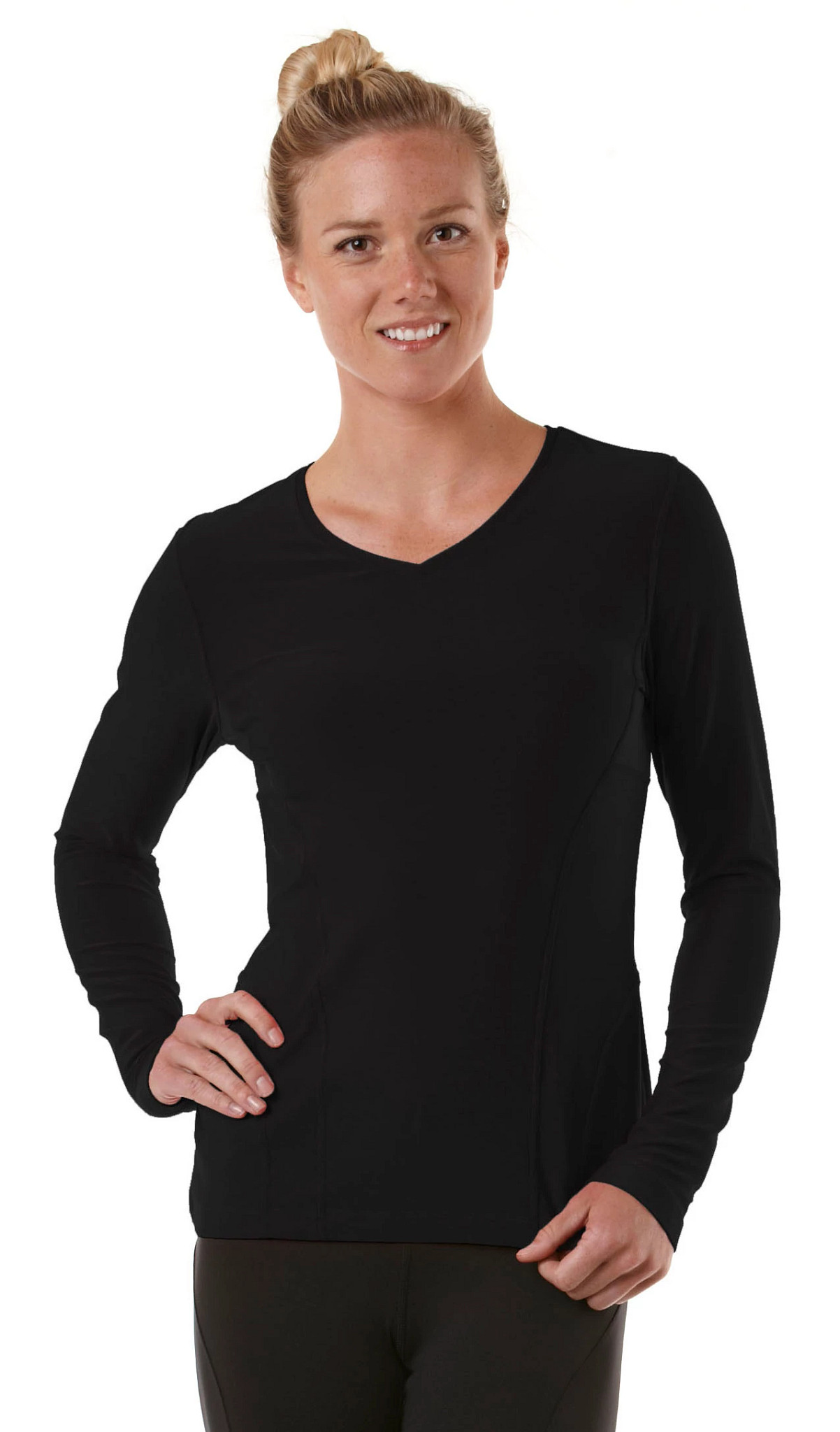 Womens R-Gear Runner's High Long Sleeve No Zip Technical Tops