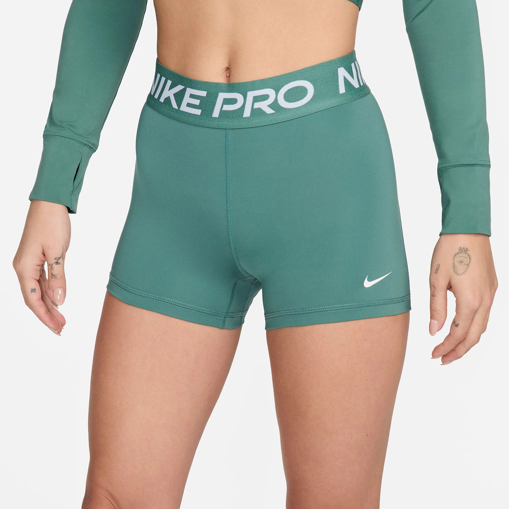 Nike Pro Girls Dri-FIT Performance Tights Green/Print XS