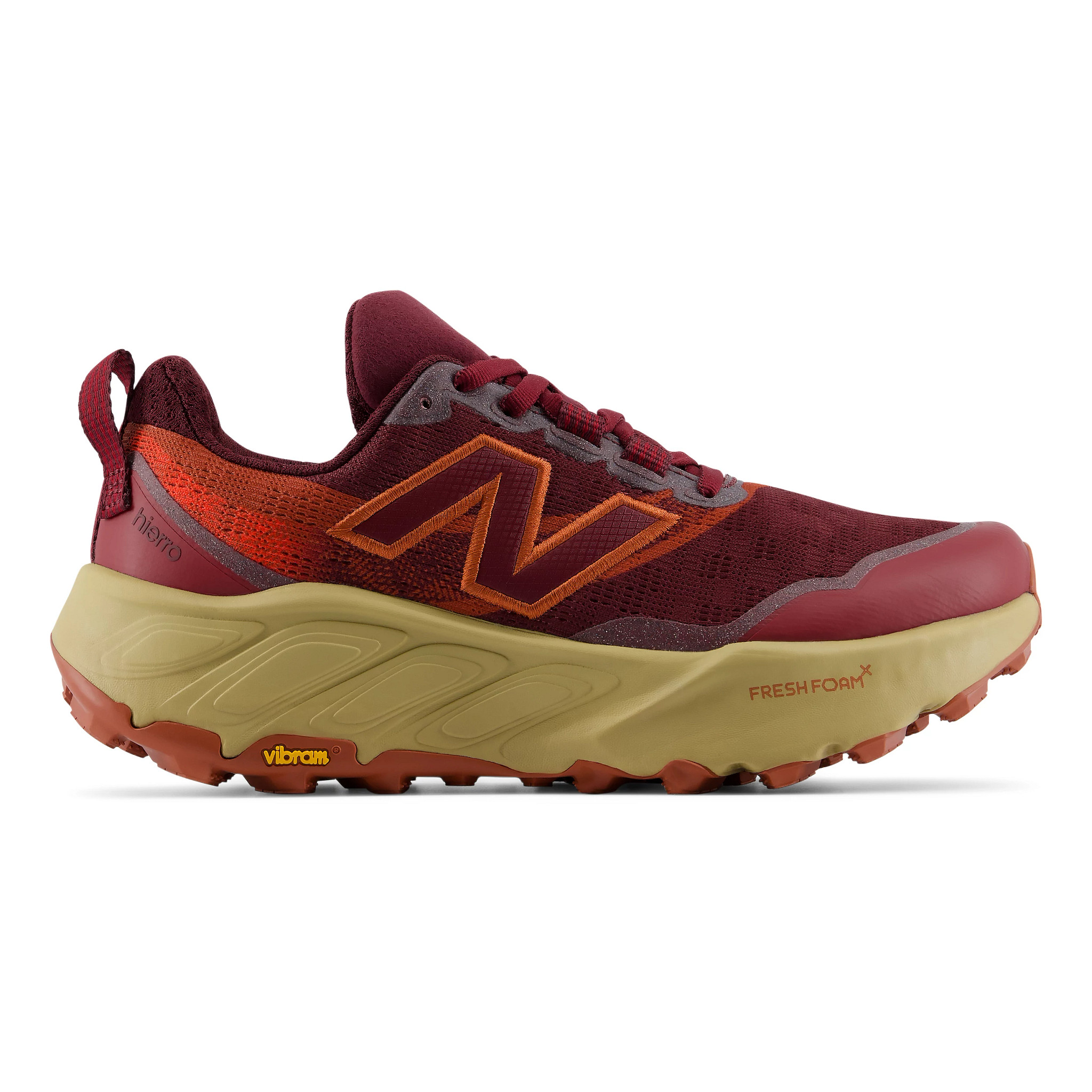 New Balance Women's New Balance Fresh Foam X Hierro v9 - Mulled Wine / Flame, Size: 5.5, Extra Wide | Footwear - Road Runner Sports - $159.95 at Road Runner Sports