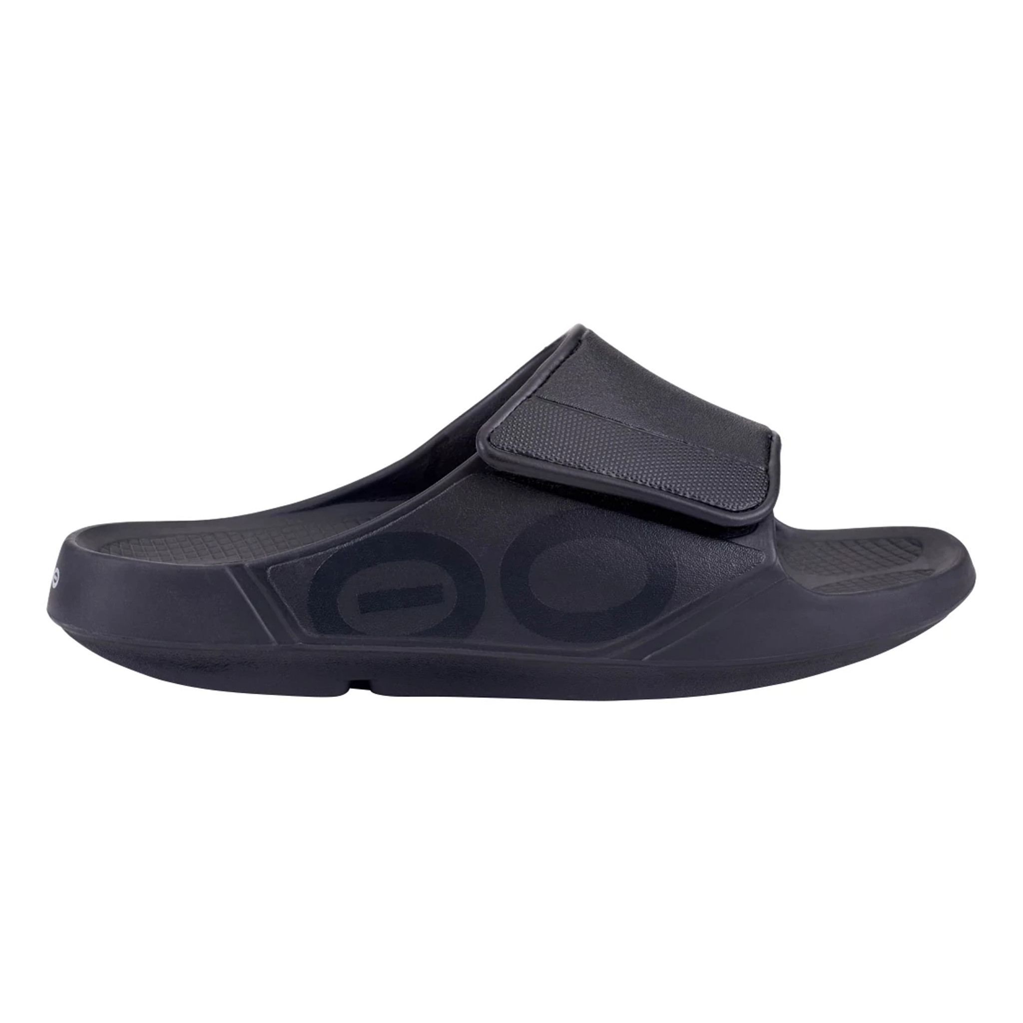 OOFOS  OOahh Sport Flex - Matte Black, Size: 15, Medium | Footwear - Road Runner Sports
