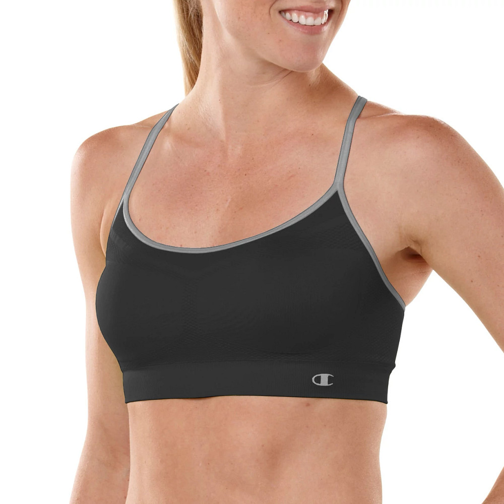 Crisscross Cami Sports Bra in Black