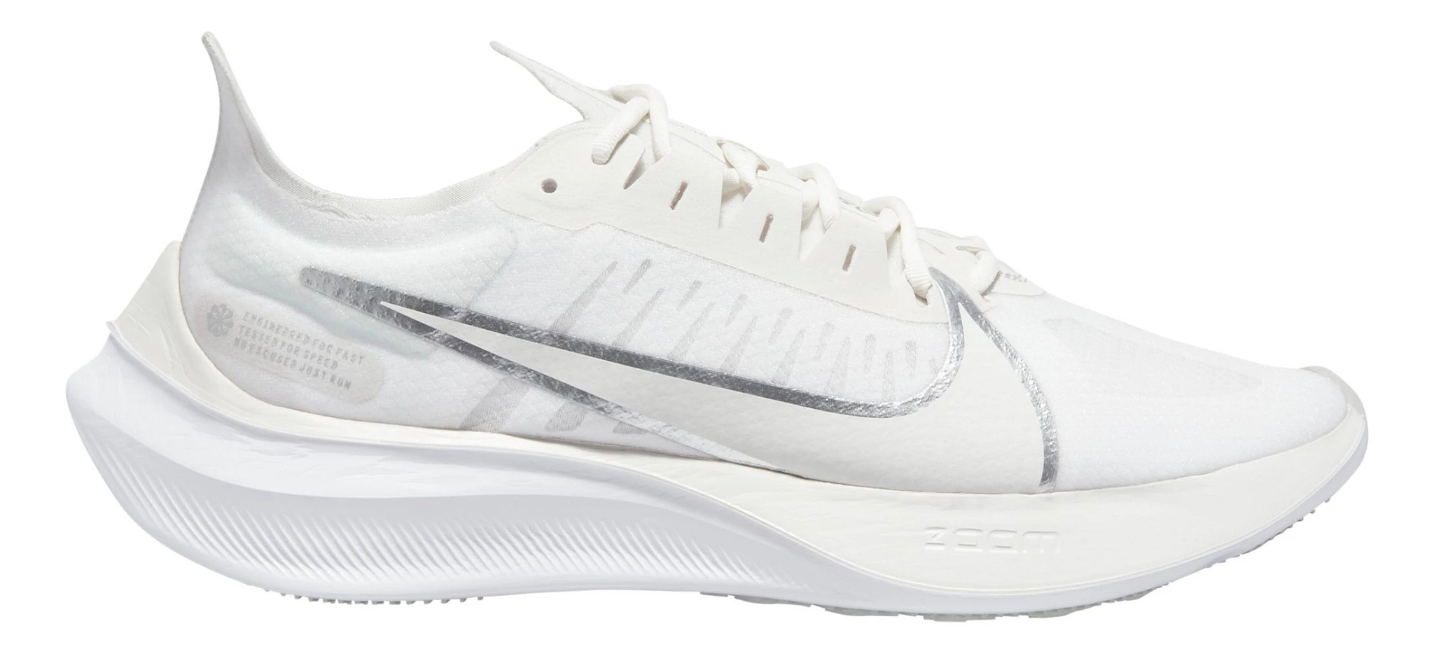 nike running zoom gravity white