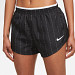 Women's Nike Dri-FIT Icon Clash Tempo Luxe Short - Black Micro Stripe