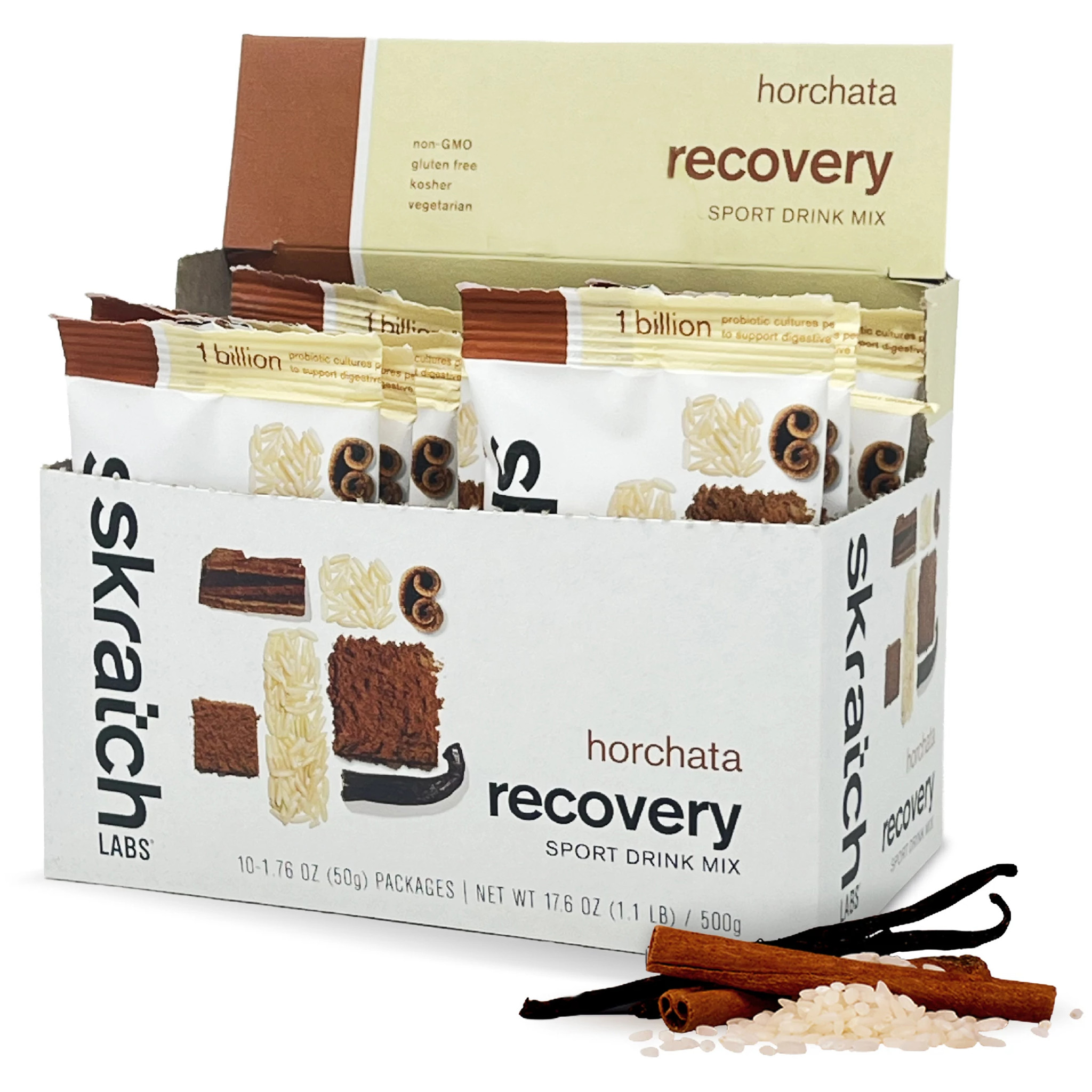 Skratch Labs Skratch Labs Recovery Sport Drink Mix 10 Pack - Horchata, Size: OS | Nutrition - Road Runner Sports - $35.00 at Road Runner Sports