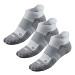 R-Gear Ultimate Sock No Show 3 Pack Socks - White