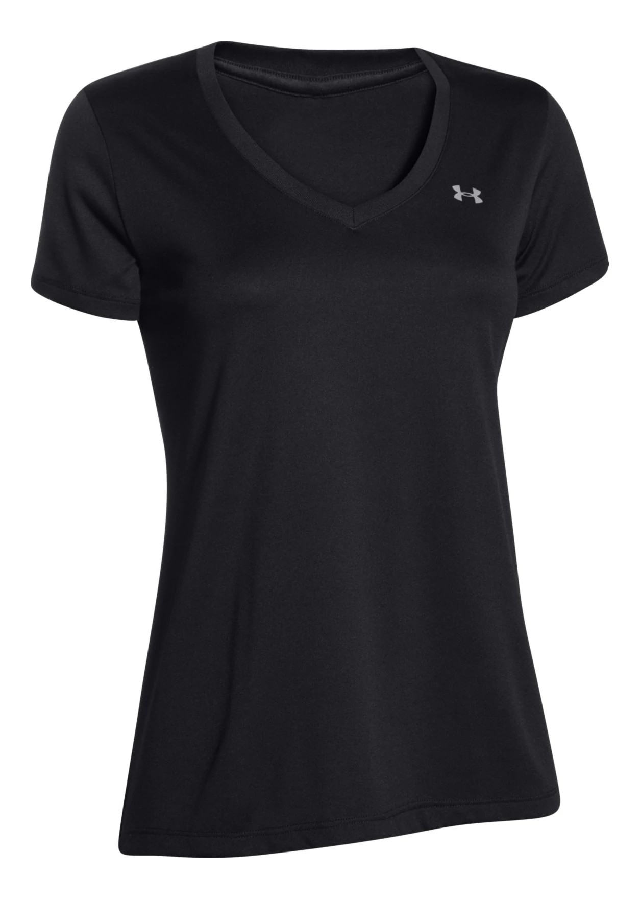 Womens Under Armour Tech V-Neck Short Sleeve Technical Tops