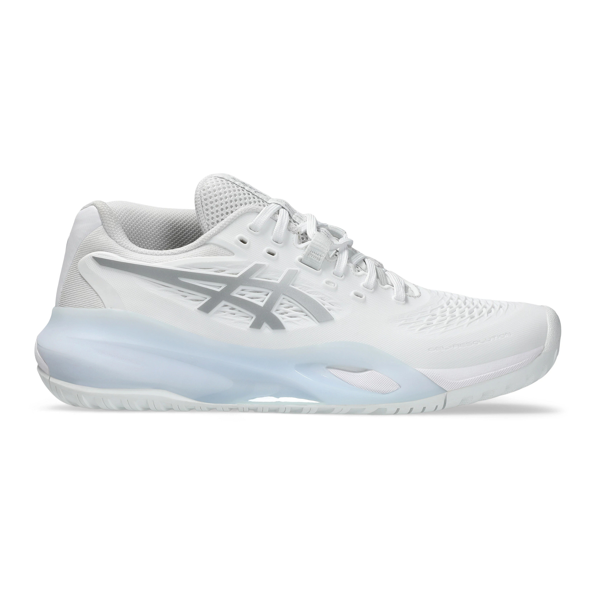 Women's ASICS GEL-Resolution X - White / Pure Silver, Size: 10, Medium | Footwear - Road Runner Sports