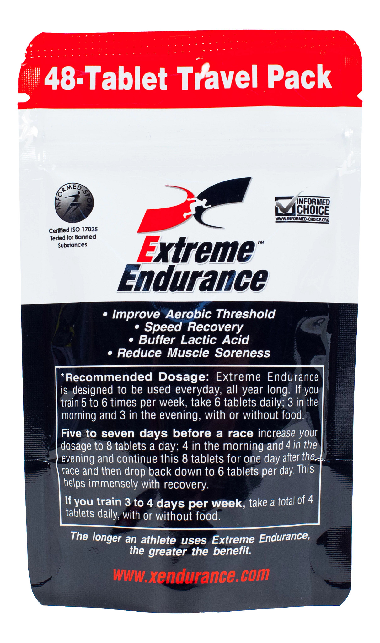 Xendurance Extreme Endurance Travel Pack 48 count Nutrition