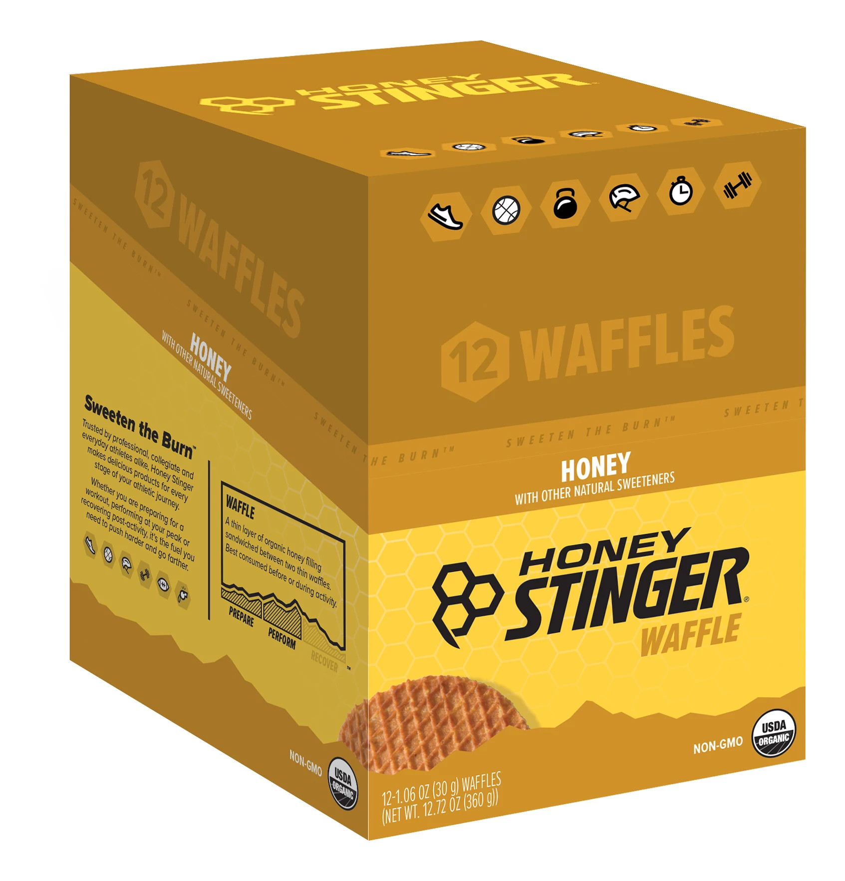 Honey Stinger Organic Waffle 12 Pack Bars 