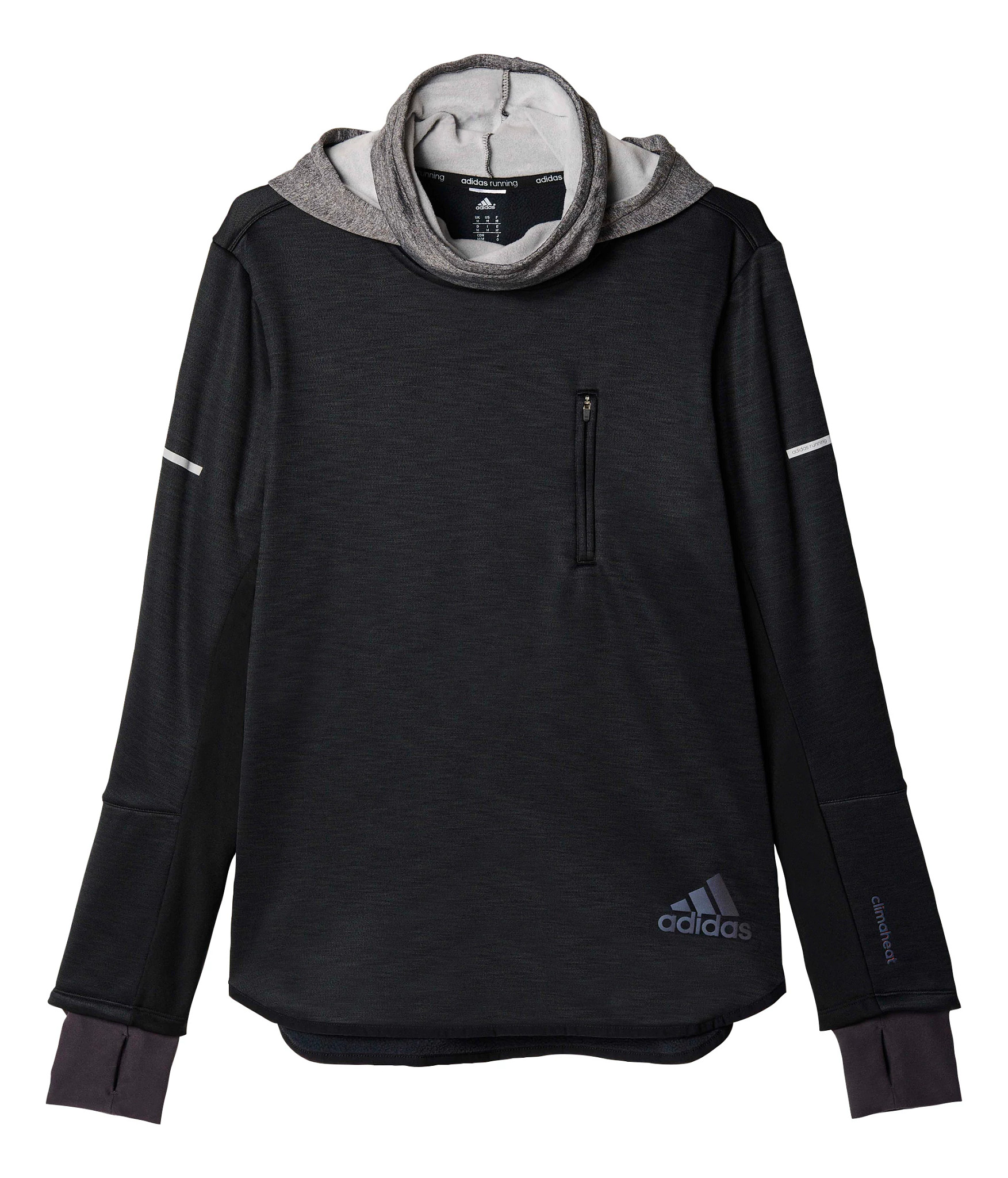 Adidas climaheat long sleeve hooded sale shirt