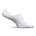 Feetures Elite Invisible Socks - White