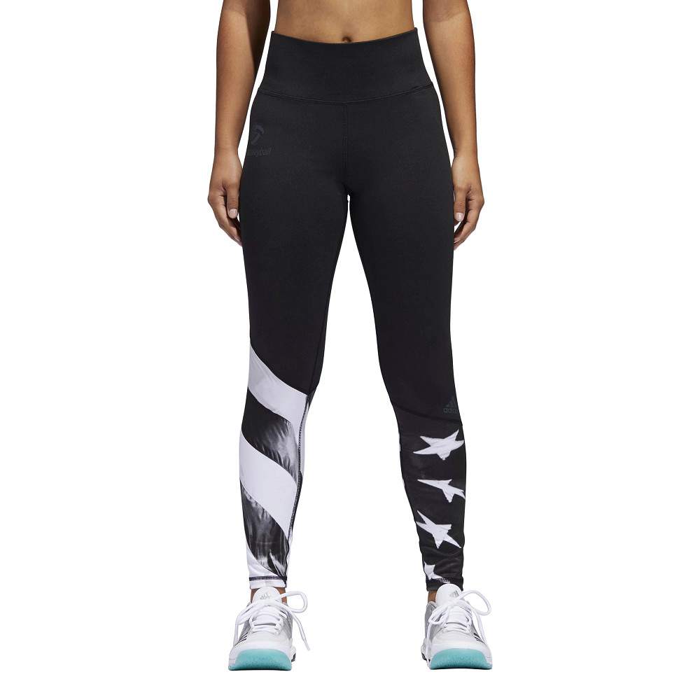 Womens Adidas USA Volleyball Performer Tights & Leggings