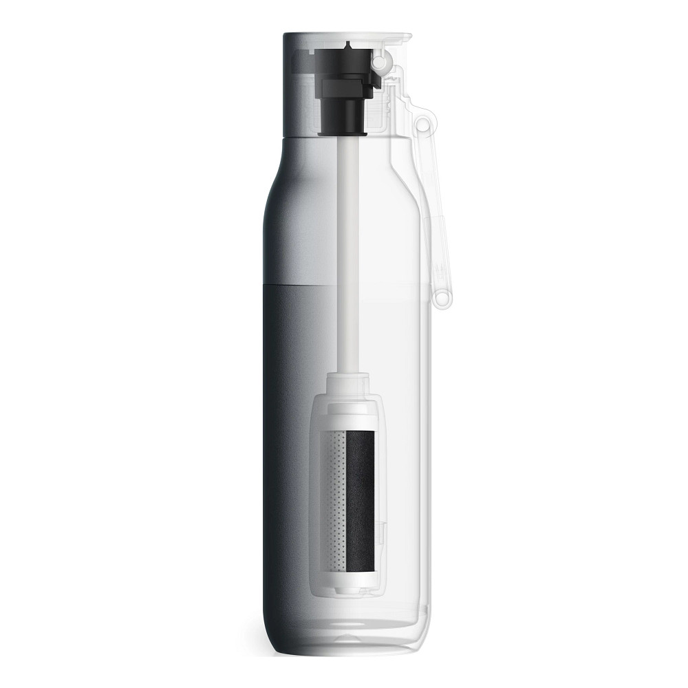LARQ Bottle Filtered Obsidian Black 25oz Portable Water Filtration Insulated