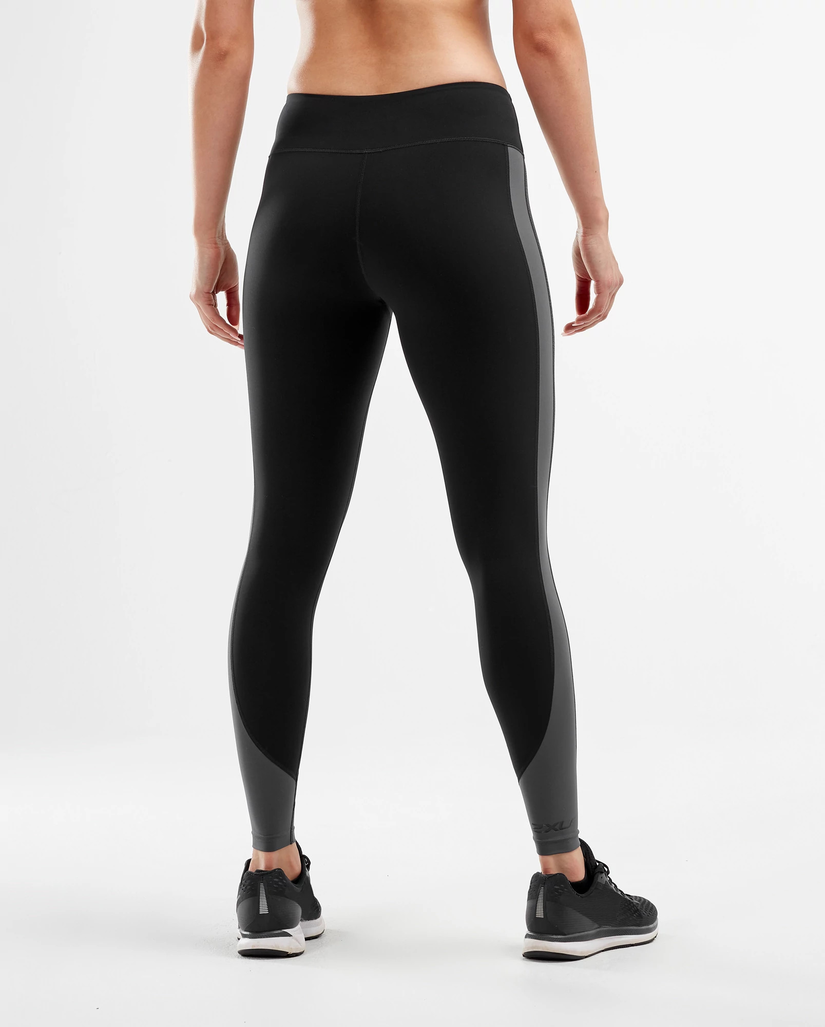 New 2XU Women Mid-Rise Compression Tights Higher Rise Streamlined Waistline  NWT