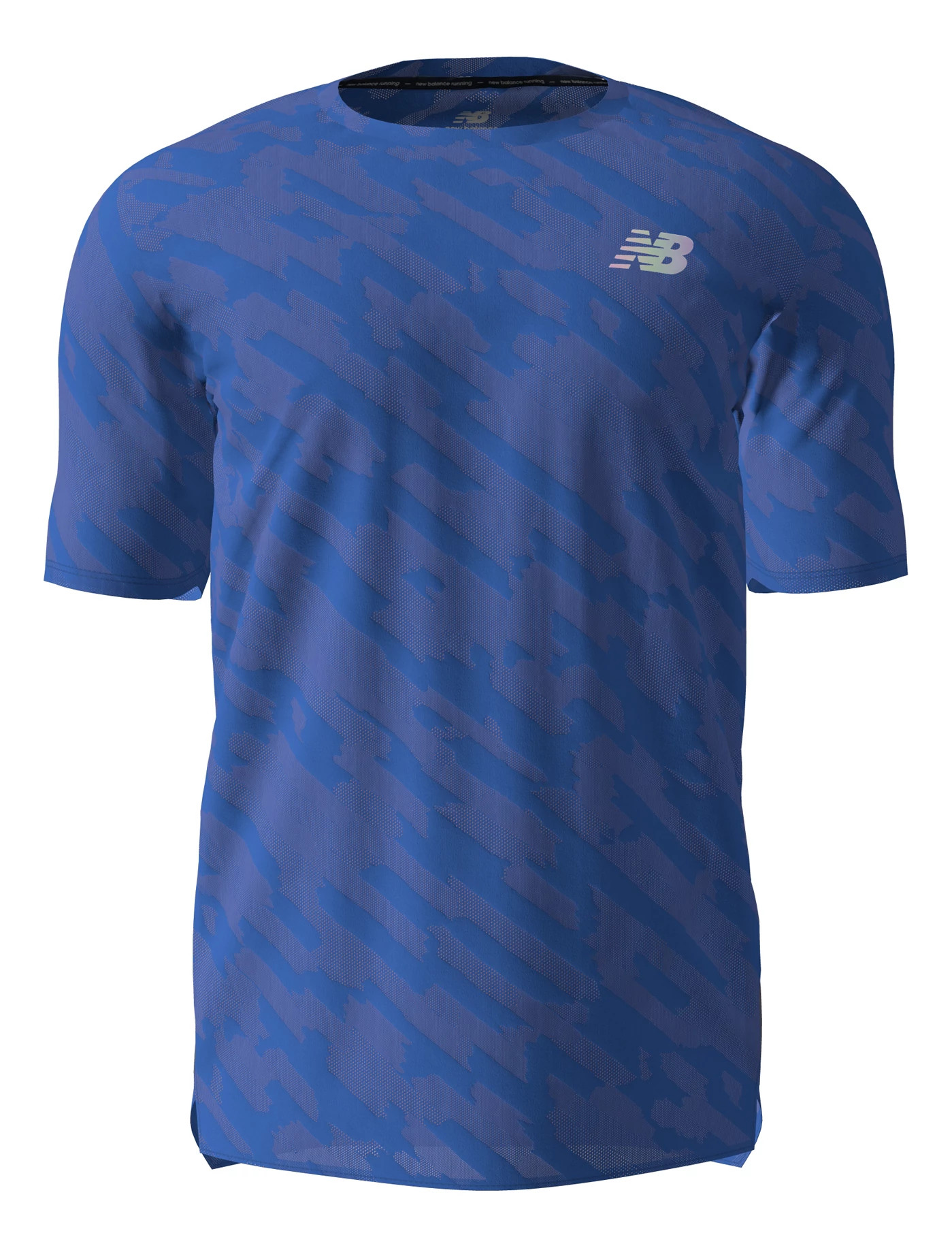 Mens New Balance Q Speed Jacquard Short Sleeve Technical Tops