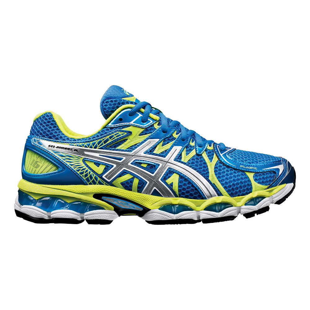 ASICS Women's Gel-Nimbus 16 Running Shoe, Lightning/Turquoise, B(M) US ...