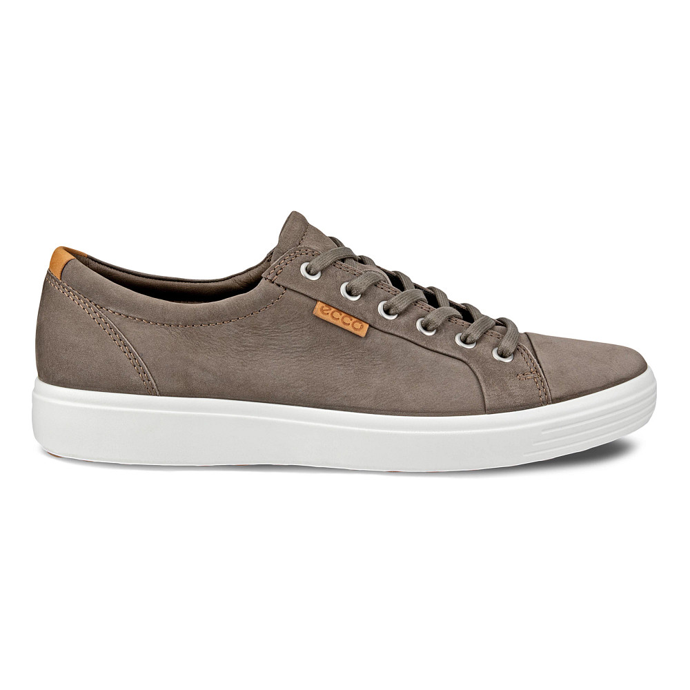 Ecco Mens Soft 7 Runner Oxford- Cocoa Brown