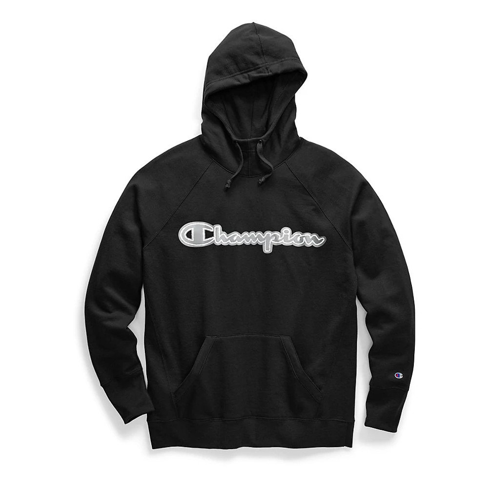 Champion powerblend applique discount hoodie