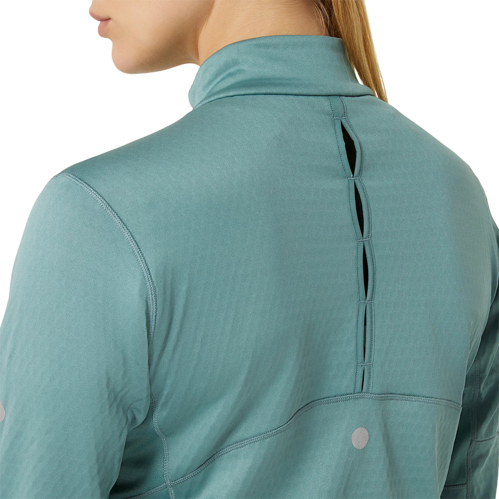 Womens ASICS Road Winter Mid Layer Long Sleeve Half Zip