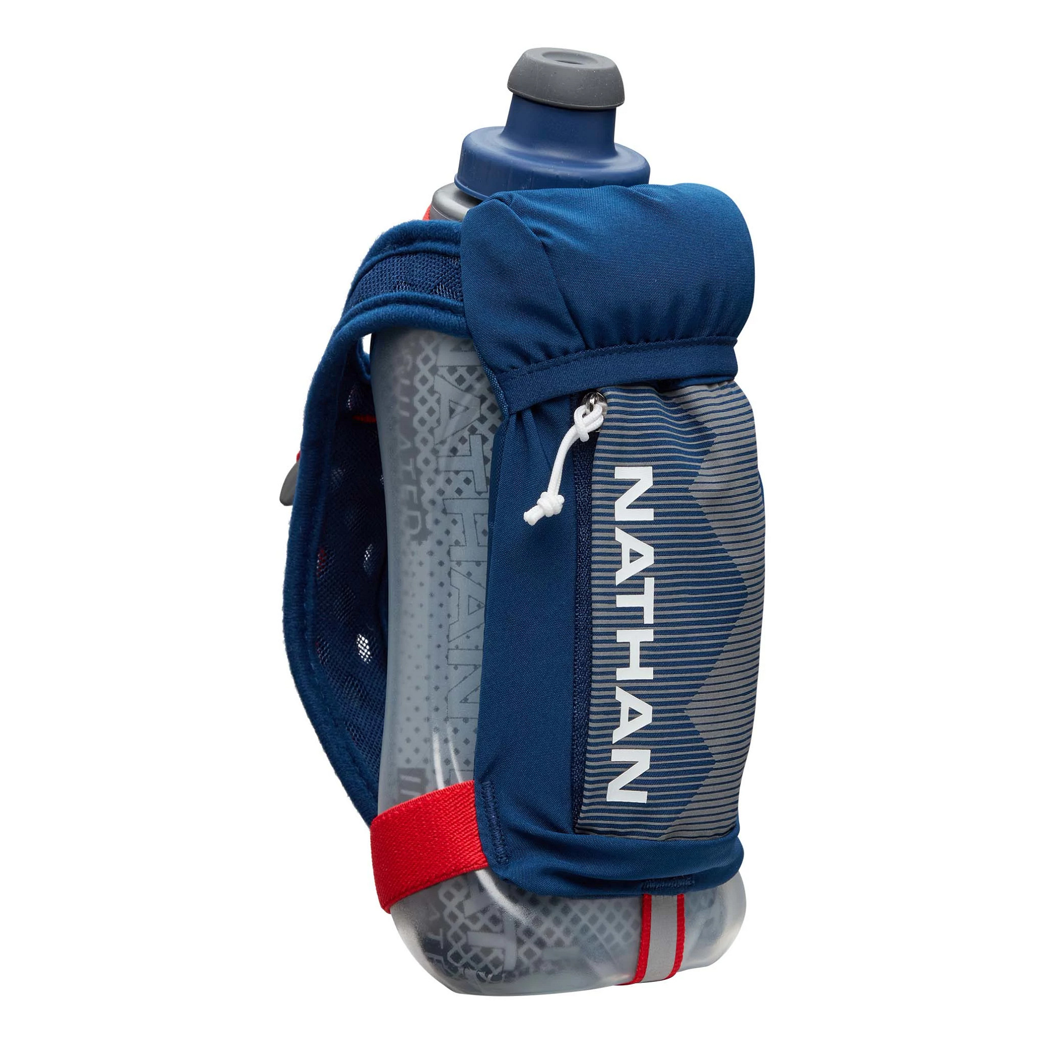 Nathan Quick Squeeze Plus Insulated 18oz - Blue / White, Size: OS | Accessories - Road Runner Sports