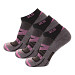 Zensah Wool Running Socks 3 Pack - Pink