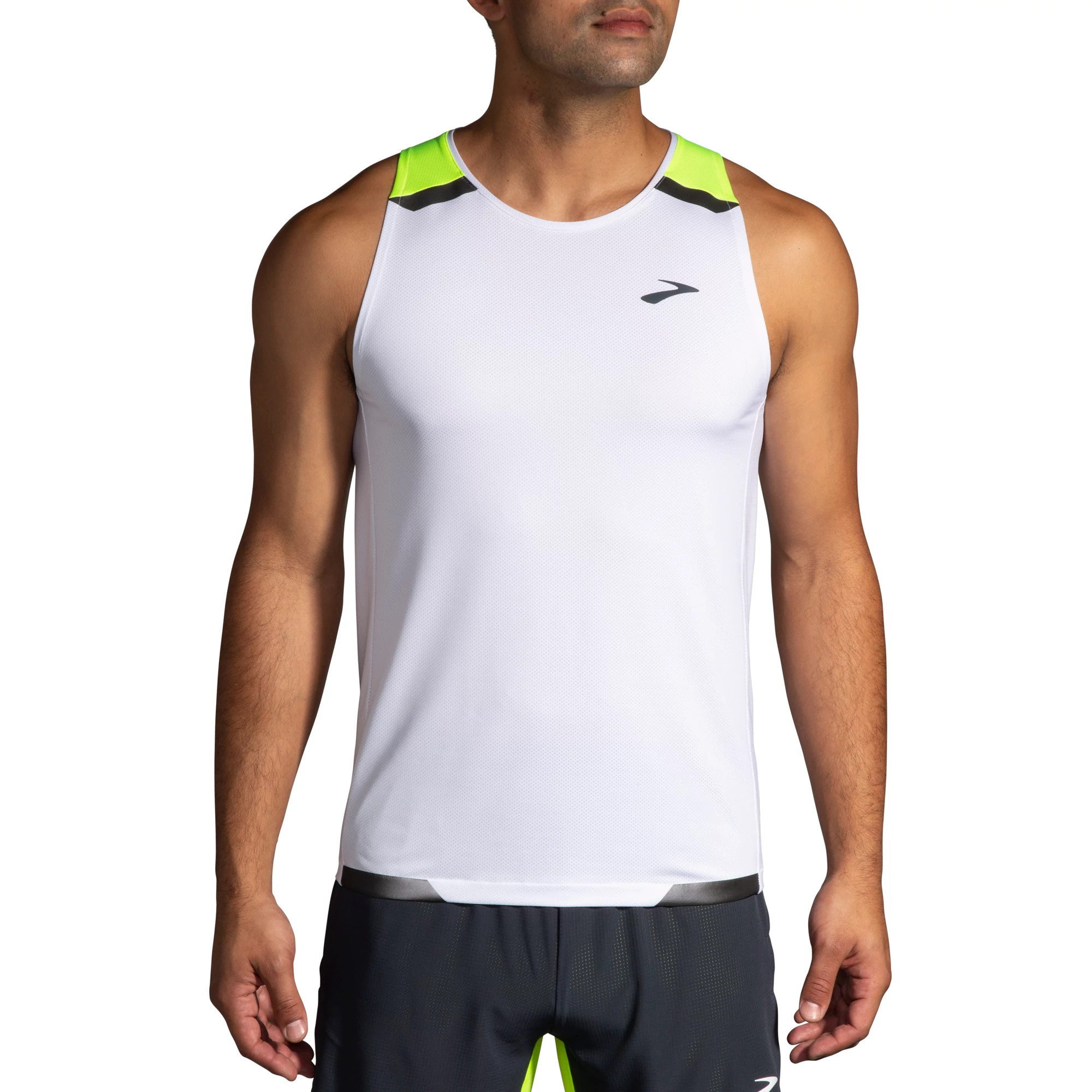 Mens Brooks Run Visible Sleeveless & Tank Technical Tops