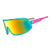 Goodr Save A Bull, Ride A Rodeo Clown Sunglasses - Teal Pink