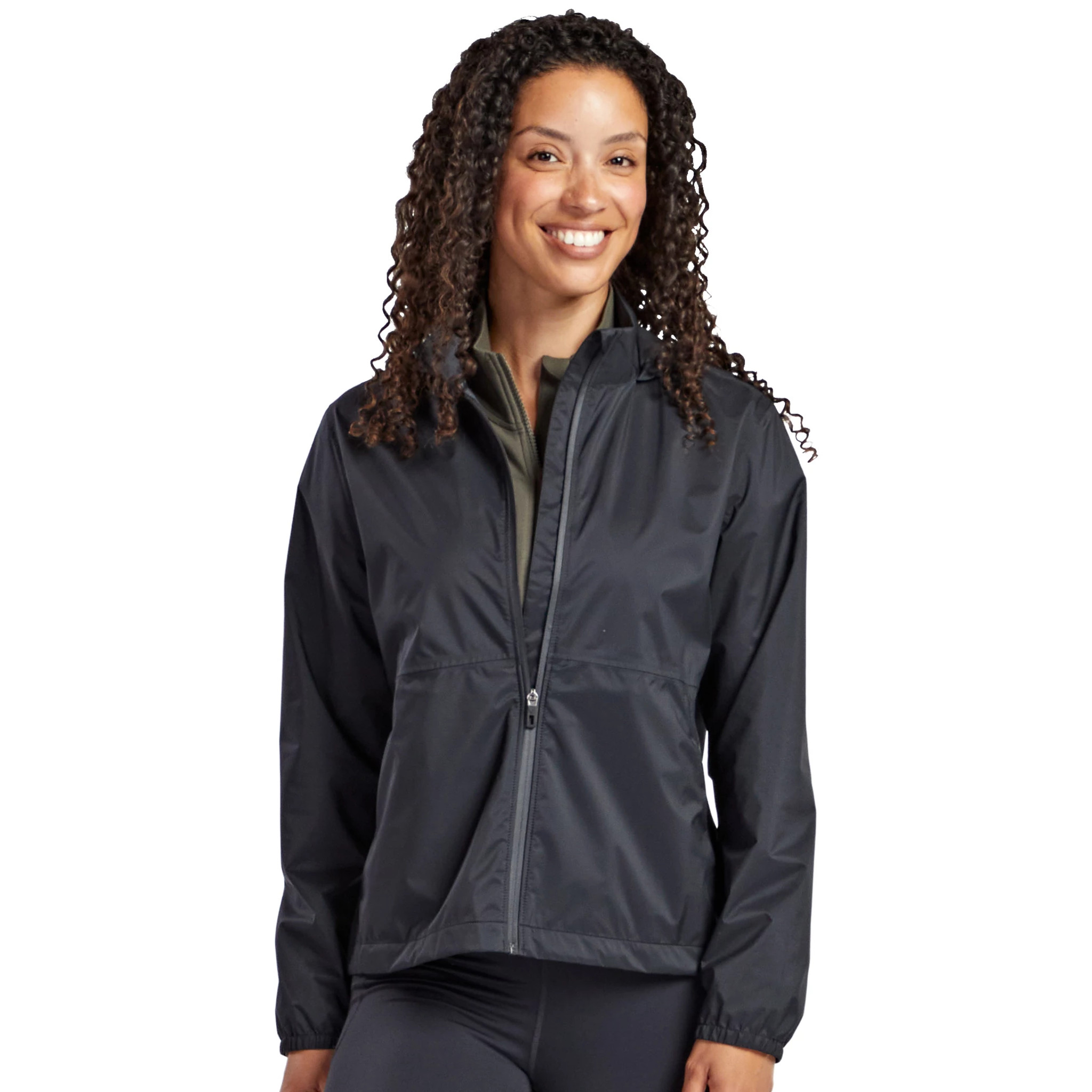 Korsa Women's Korsa Waterproof Run Dry Jacket - Black, Size: L | Apparel - Road Runner Sports - $99.99 at Road Runner Sports