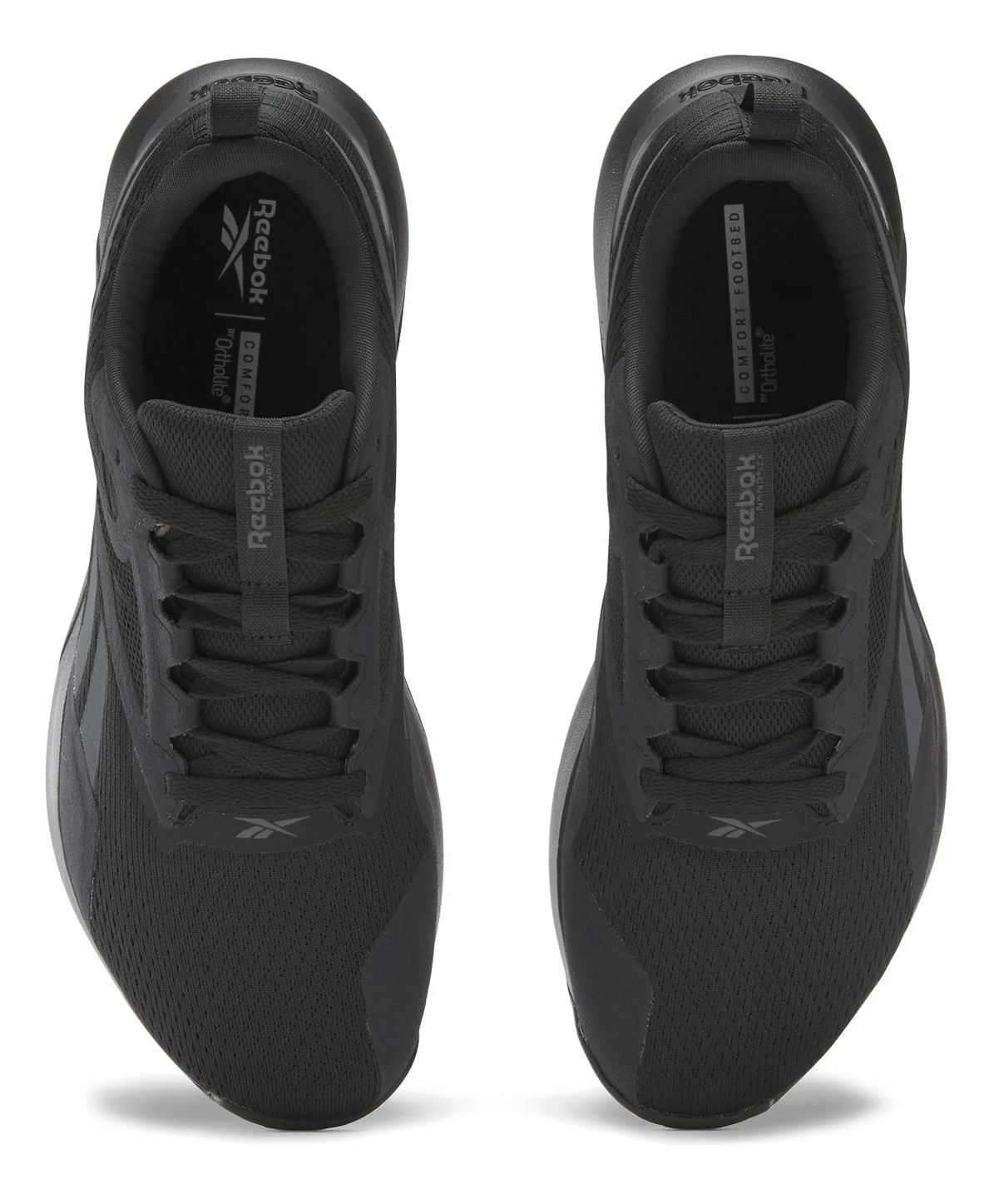 reebok ortholite shoes black
