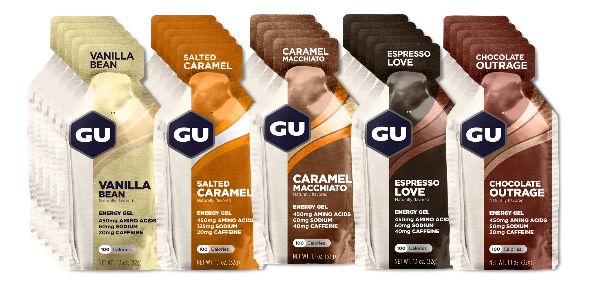 GU Energy Gel Variety 24 Pack Gels