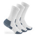 Thorlo Running Maximum Cushion Crew 3 Pack Socks - White/Navy