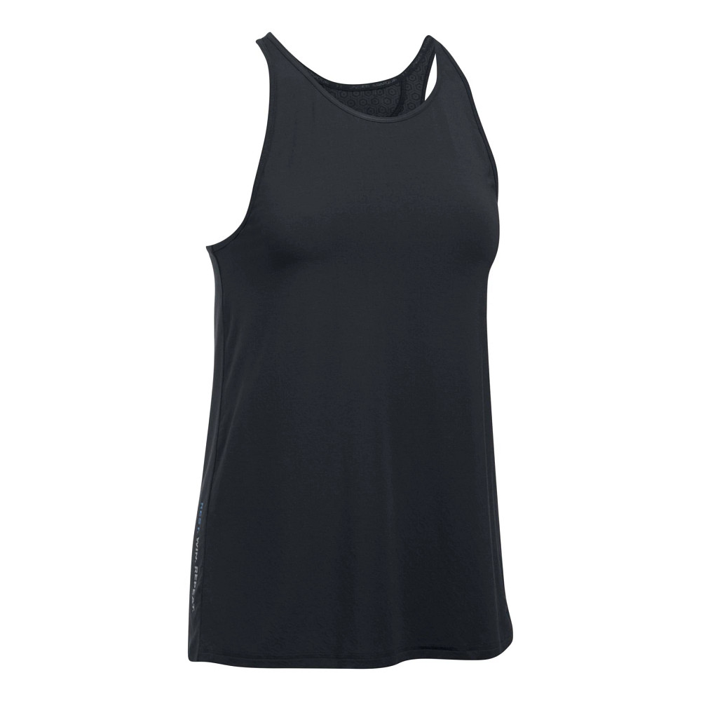 Womens Under Armour TB12 Sleep Sleeveless & Tank Tops Non-Technical Tops -  Black