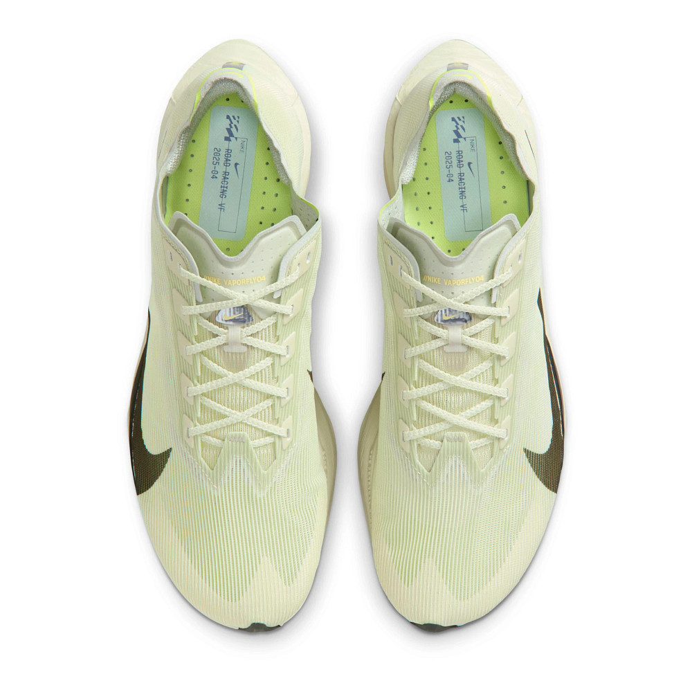 NikeZOOMX VAPORFLY NEXT%4ホワイト/グリーン Mens Nike ZoomX Vaporfly Next% 4 Running Shoe