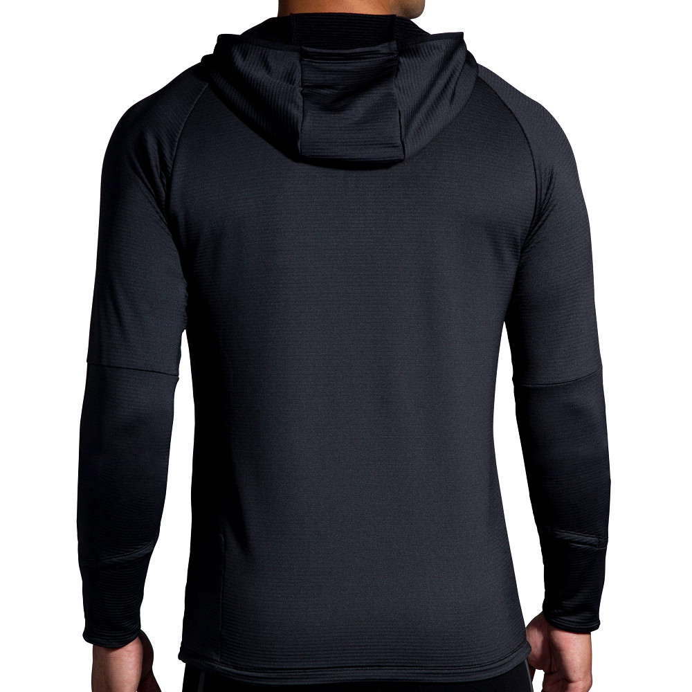 Brooks Men s Notch Thermal 2.0 Hoodie XXL Black