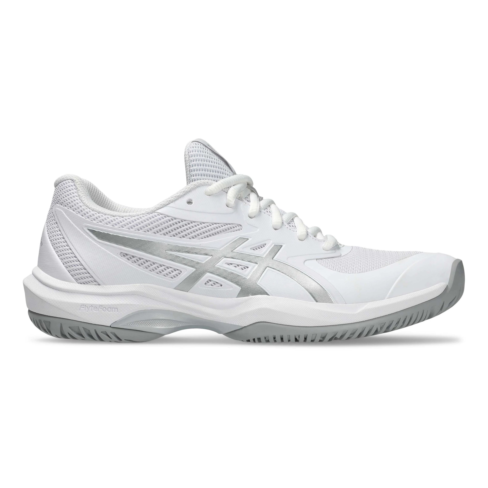 Women's ASICS Game FF - White / Silver, Size: 10.5, Medium | Footwear - Road Runner Sports