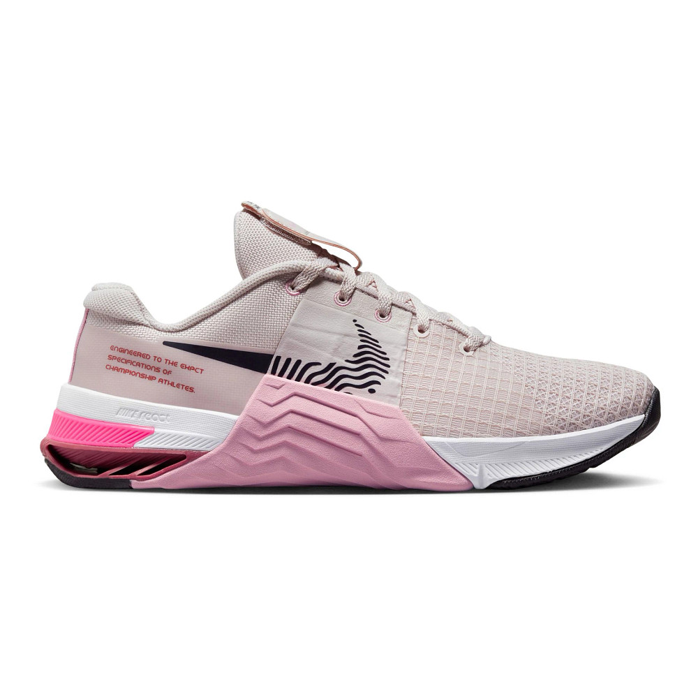 Woman Shoes for CrossFit Nike Metcon 9 - white pink