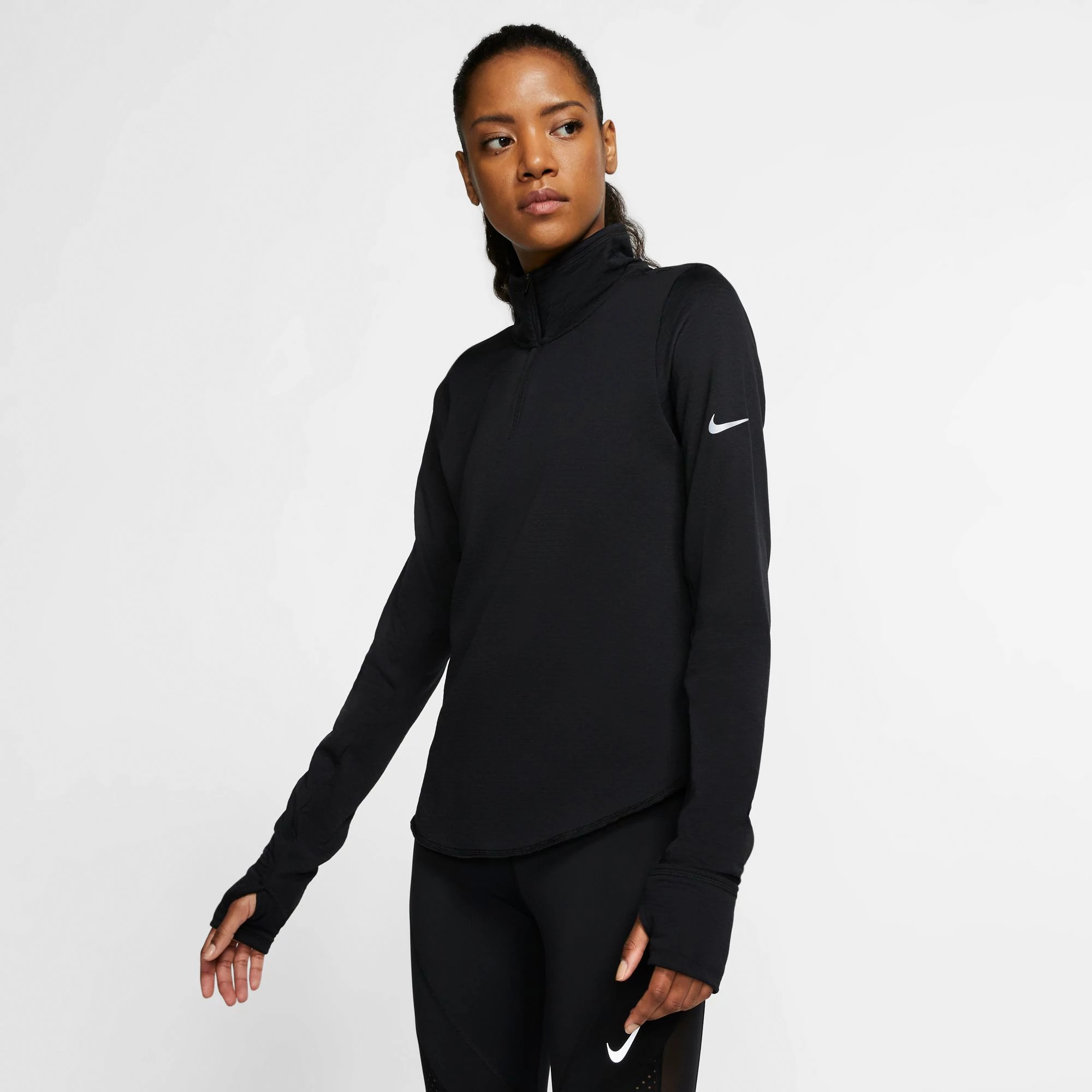 Womens Nike Sphere Element Half Zip Half-Zips & Hoodies Technical Tops