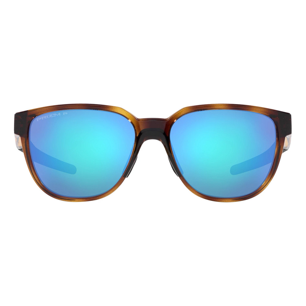 【美品】OAKLEY ACTUATORオークリーブラック 偏光サングラス ミラー Actuator (Low Bridge Fit) Prizm Grey Lenses, Polished Black Frame