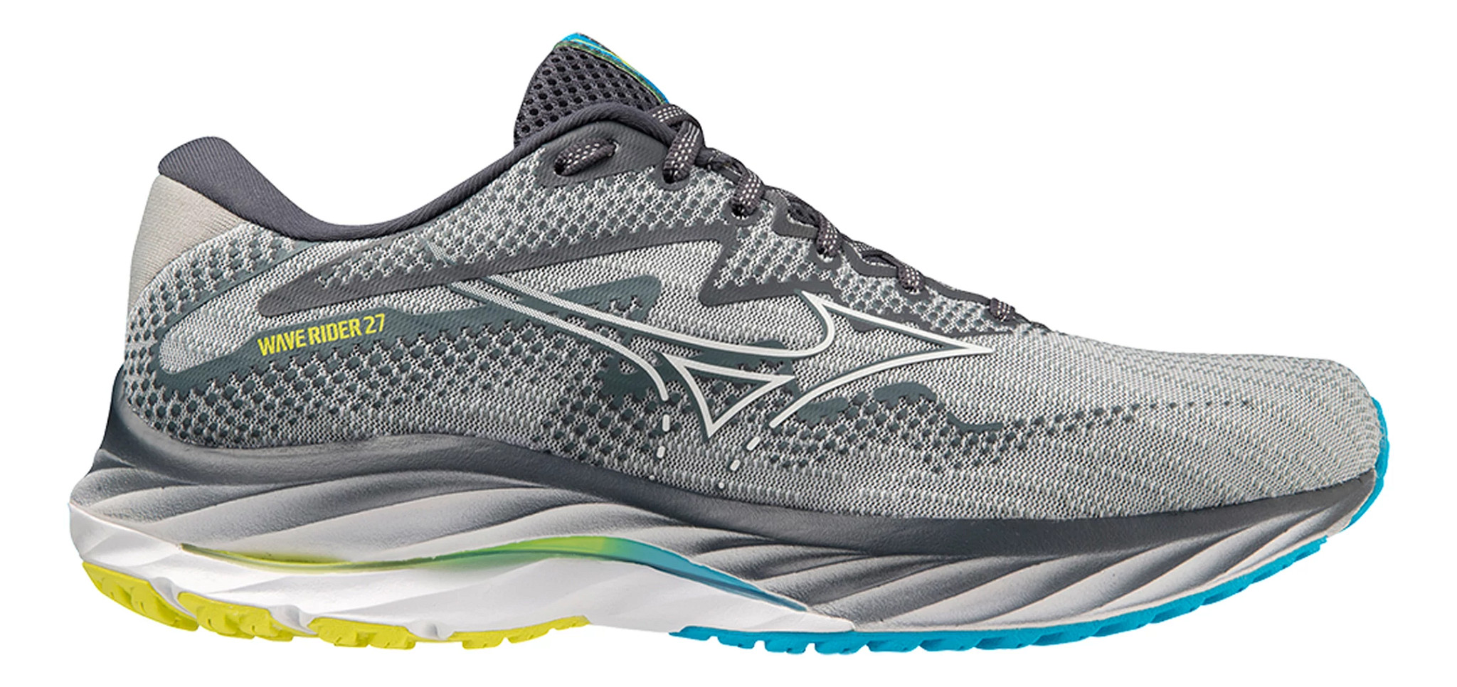 Mizuno Wave Rider 27 verde zapatillas running hombre